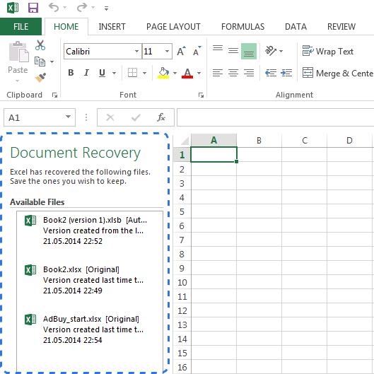 excel recovery tool